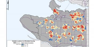 Град Ванкувер ГИС мапи
