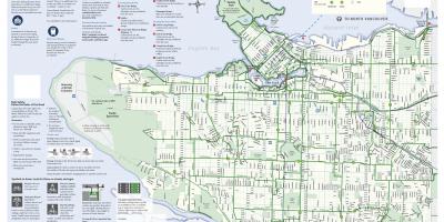 Ванкувер велодорожку мапи