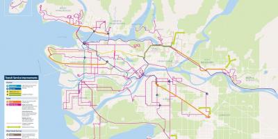 Транспортни систем Ванкувера мапи