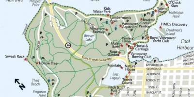 Карта лук дровосеку Стенли Парку
