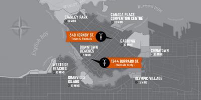 Карта циклуса и водич острва Ванкувер 