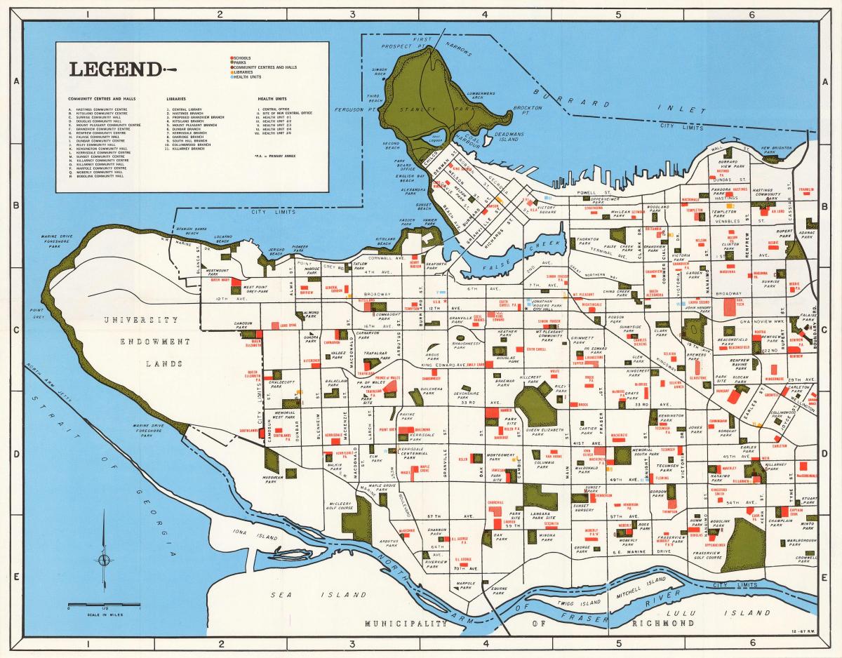 Карта заједнице Ванкувера 