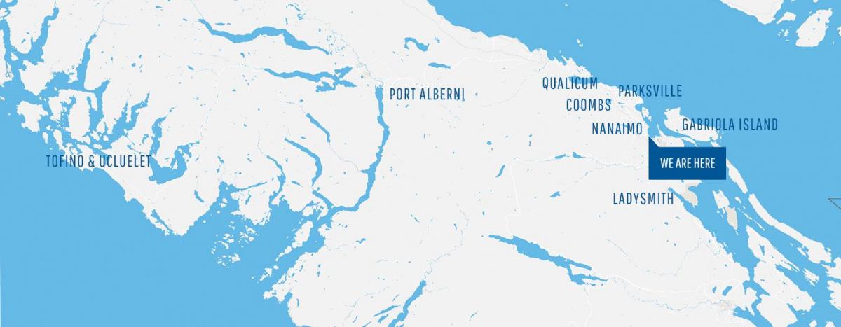 Карта Кумбса острво Ванкувер 