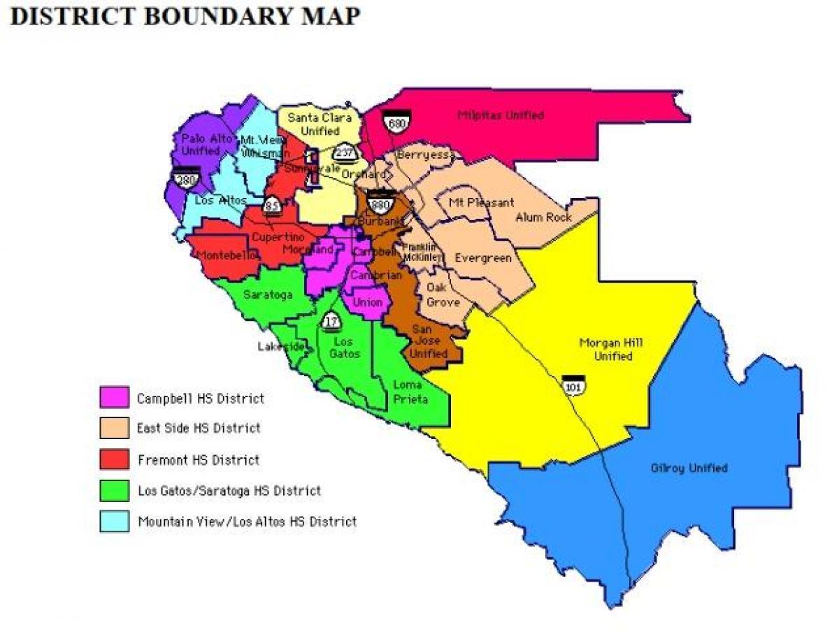 Карта евергрин школског округа