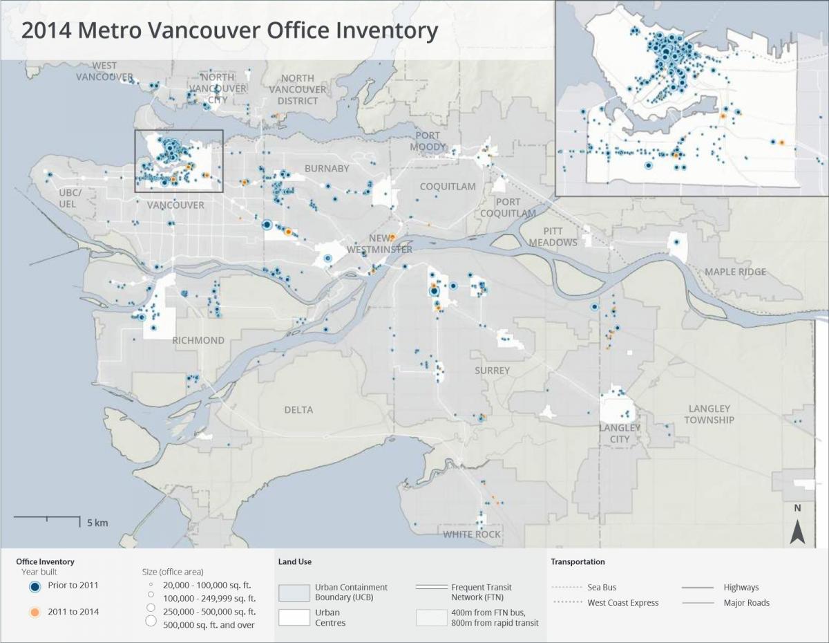 метро Ванкувер скитраин пут мапи