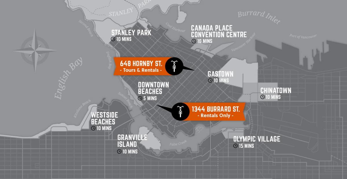 Карта циклуса и водич острва Ванкувер 
