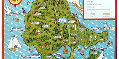 Карта Стенли парк у шетњу